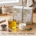 Paçi Carry 2'li Cam Ölçü Kabı Seti 350 ml ve 600 ml - Görsel 2