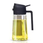 ALPER Püskürtmeli Sprey Yağdanlık Cam Şişe Siyah 450 ml - Görsel 2
