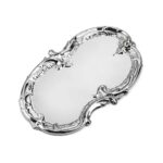Artnova Gümüş Kaplama Dekoratif Oval Sunum Tepsisi M6215 - Görsel 2