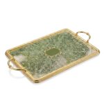 Acar Juana Gold Metal Sunum Tepsisi 28x40 cm - Görsel 2