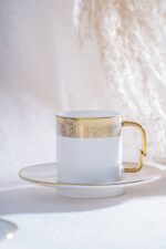 ACAR Doreen 6 Kişilik Kahve Fincan Takımı - 90 ml - Görsel 3