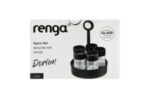 Renga Dorian 6'lı Standlı Cam Baharatlık Seti 105 cc - Görsel 3