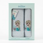 Özdilek Disney Frozen Snowflake Mavi 2'li Banyo Havlu Seti - Görsel 3