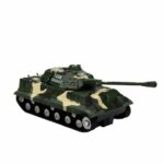 Leopar Uzaktan Kumandalı Tank Yeşil Kamuflajlı 18 cm - Görsel 3