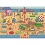 KS Games 12 Parça The Construction Zone Okul Öncesi Çocuk Puzzle - Görsel 3
