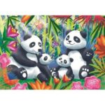 KS Games 24 Parça The Panda Family Puzzle - Görsel 2