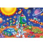 Ks Games 24 Parça Jumbo Puzzle - Space Explorers (4+ Yaş) - Görsel 3