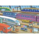 KS Games The Railway Station 35 Parça Çocuk Puzzle - Görsel 3