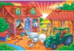KS Games Sunrise on the Farm 12 Parça Jumbo Çocuk Puzzle - Görsel 3