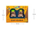 Kembay 2'li Şapkalı Capybara Figür Seti - Görsel 3