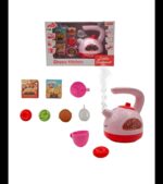 Duman Toys Little Gourmet Işıklı, Sesli ve Buharlı Oyuncak Kettle Seti Pembe - Görsel 3