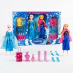Kembay Fashion 2'li Frozen Temalı Bebek ve Aksesuar Seti - Görsel 3