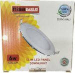 Nisaluce 6W Slim Sıva Altı Yuvarlak LED Panel 6500K Beyaz Işık - Görsel 3
