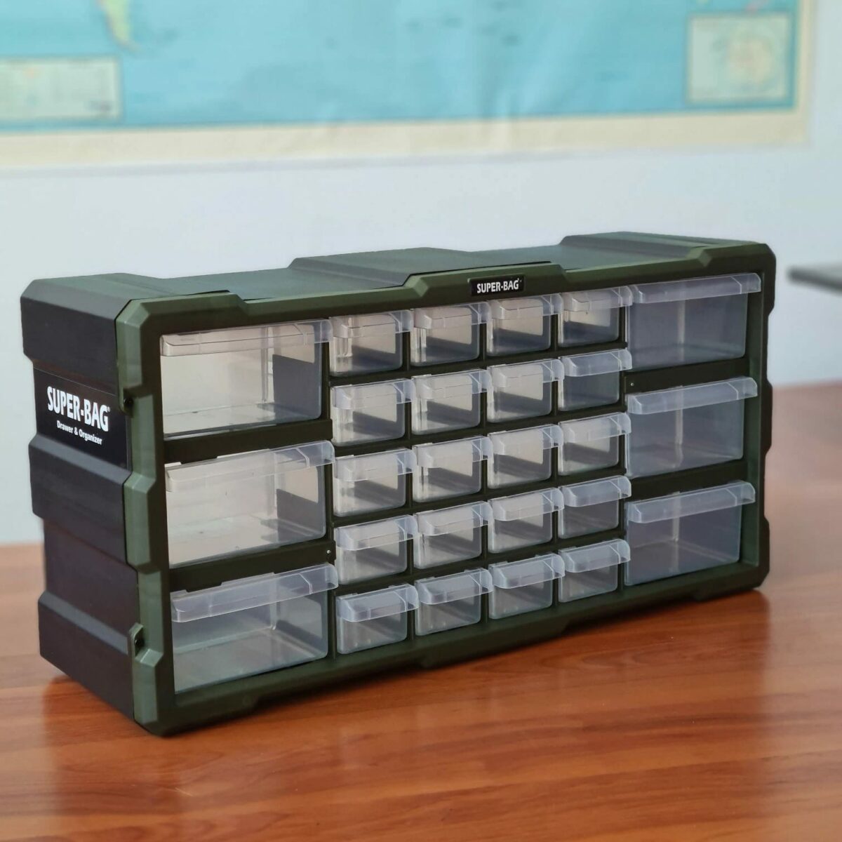 Super Bag ASR-6004 26 Çekmeceli Plastik Çok Amaçlı Organizer - Görsel 3