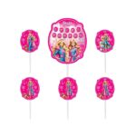 Barbie Bestie Temalı Pasta Süsü 6'lı Set - Görsel 3