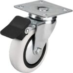 Hts 353 Frenli Tablalı PVC Mobilya Tekeri 75 mm - Görsel 3