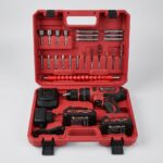 Assur ASR233 12V 17 Parça Çift Akülü Dijital Göstergeli Vidalama Makinesi Kırmızı - Görsel 3
