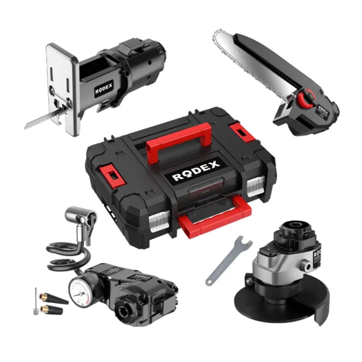 Rodex RDX2705 20V Kömürsüz Akülü Çok Amaçlı El Aleti Seti (5 Başlıklı) - Görsel 3