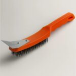 Miraç Spatulalı Çelik Tel Fırça - Turuncu Saplı - Görsel 3