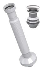Dmax Lavabo Sifonu Krom Basmalı Körüklü Dmx-4667 - Görsel 3