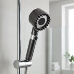 Knitex KTX-3142 Masaj Uçlu Siyah Duş Başlığı - Görsel 2