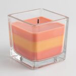 GÖNÜL VANILLA AMBER KOKU KARE BARDAK MUM - Görsel 2