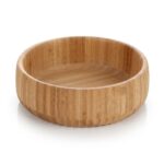 Mien 22 cm Bambu Kase Doğal Sunum ve Çerezlik