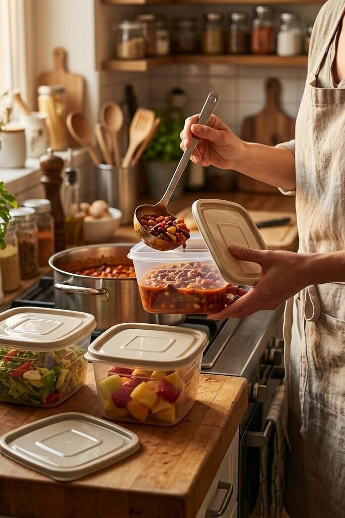 Soft Chef Gloria 3'lü Kare Saklama Kabı Seti 1.9 Litre