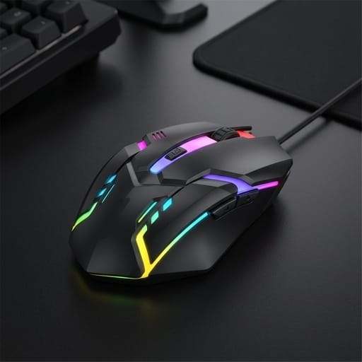 ULBAY X3 RGB Aydınlatmalı Ergonomik Kablolu Oyuncu Mouse