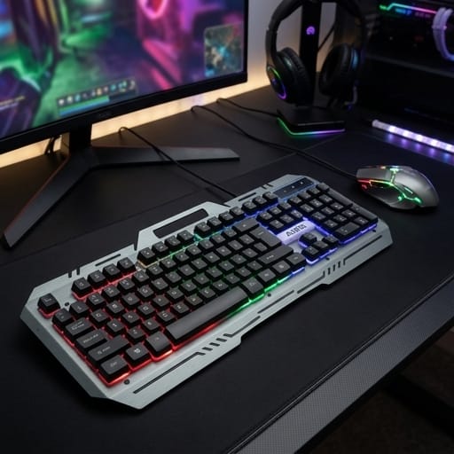 Auris ARS-KGC20 RGB Gaming Klavye ve Mouse Seti