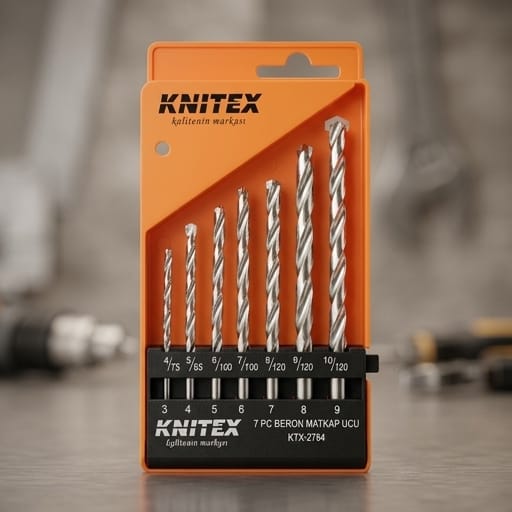 Knitex KTX-2764 7'li Beton Matkap Ucu Seti