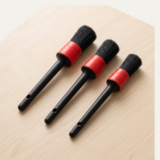 Knitex 3086 Detaylı Temizlik ve Toz Alma Fırçası 3'lü Set