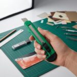 Knıtex Ktx-2356 Ergonomik Yedekli Maket Bıçağı 10 Adet Bıçaklı