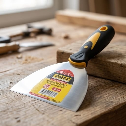 Dmax DMX-4723 150 mm Profesyonel Fiber Saplı Metal Spatula
