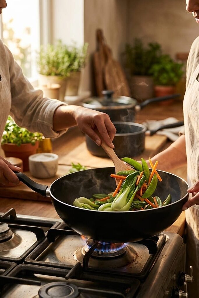 Horeca Olala 30 cm Endüstriyel Wok Tava
