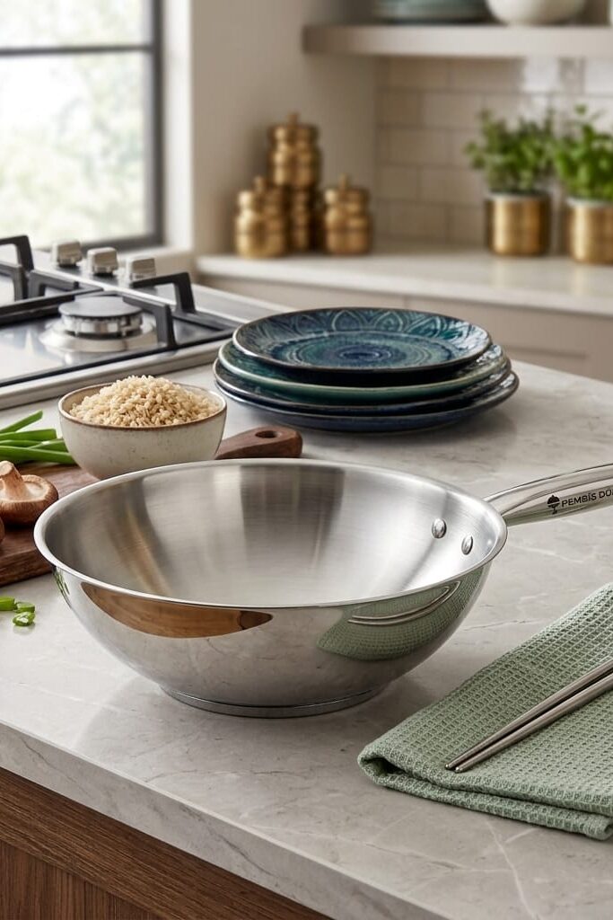 AROW AUX 28 CM WOK ÇELİK TAVA