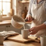 Falez Creamy Granit Kaçerola Sütlük 18cm - Görsel 2