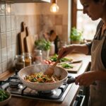 Falez Creamy Granit Wok 28 Cm Tava