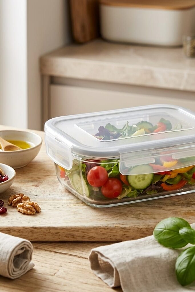 LAV Fresco Beyaz Kapak Saklama Kabı 800cc