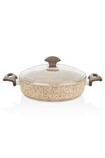 Falez Creamy Granit 32 cm Karnıyarık Tenceresi - CRE 3066 - Görsel 2