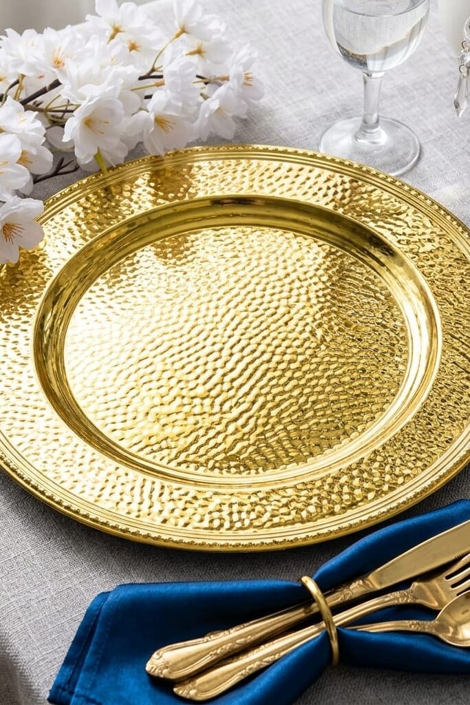 Dövme Görünümlü 33 cm Gold Supla Paslanmaz Çelik