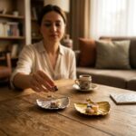 İstiridye Model Döküm Lokumluk Şekerlik Dekoratif Sunumluk
