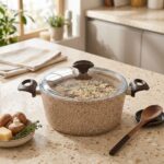 Falez Creamy Granit 28 cm Derin Tencere - Görsel 2
