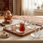 LAV Alya 6 Kişilik Cam Çay Seti 165 ml
