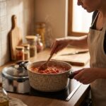 Falez Creamy Granit 22 cm Derin Tencere - Görsel 2