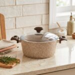 Falez Creamy Granit 24 cm Derin Tencere - Görsel 2