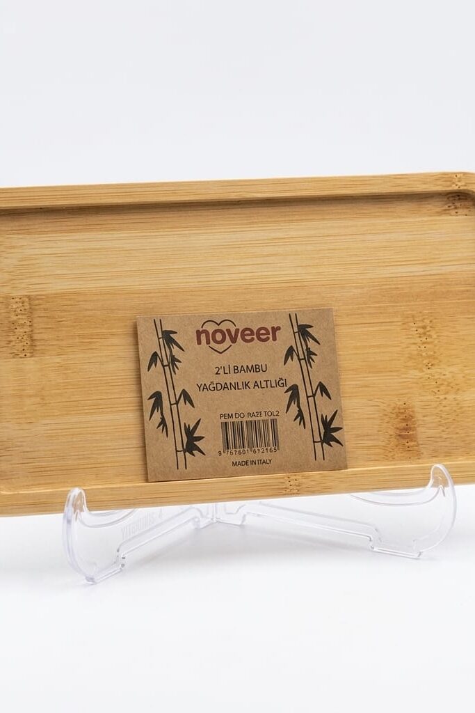 Noveer Bambu Kare Yağdanlık Altlığı