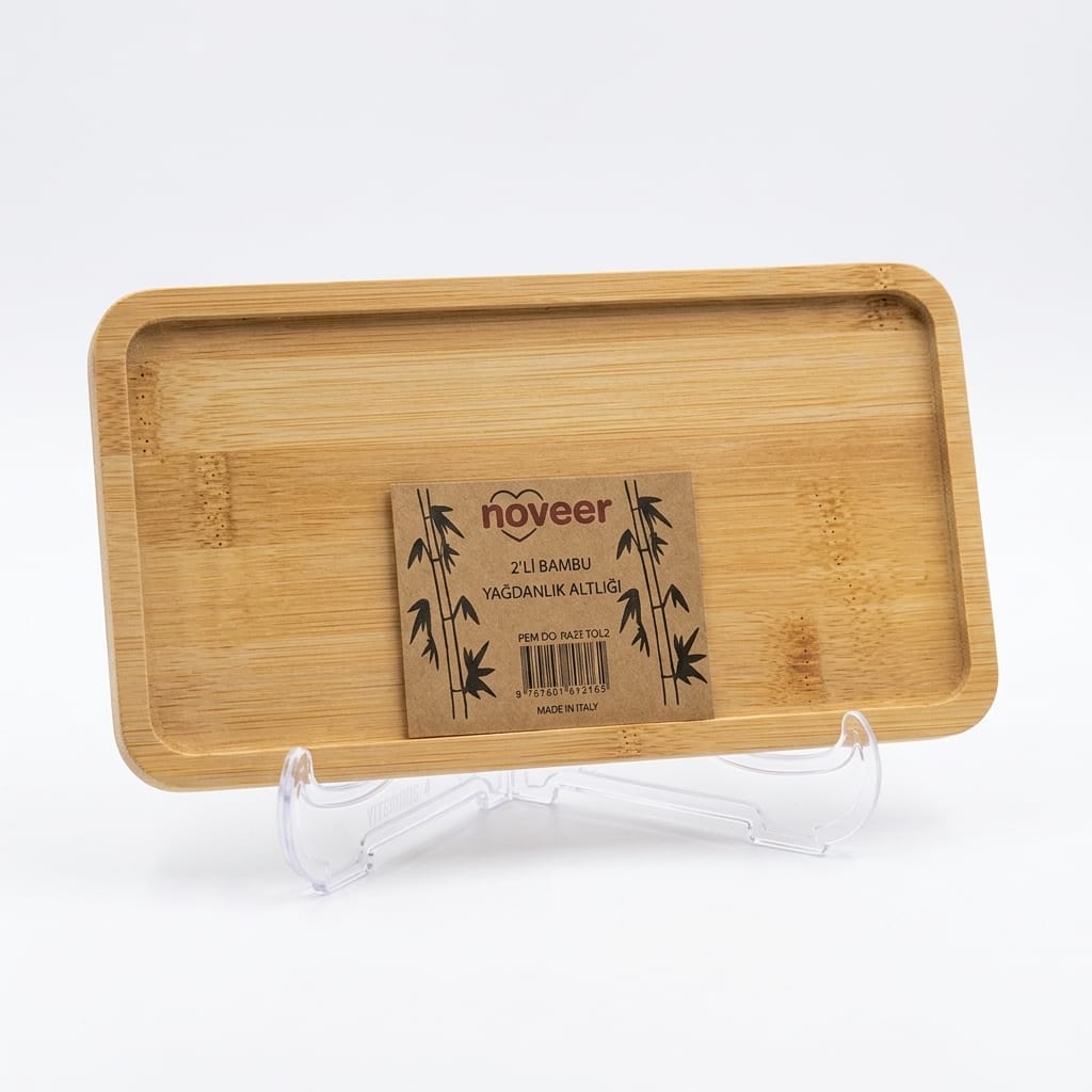 Noveer Bambu Kare Yağdanlık Altlığı