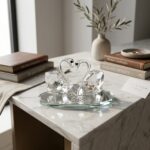 Kristal Dekor 2'li Kuğu Figürü SDH-1561