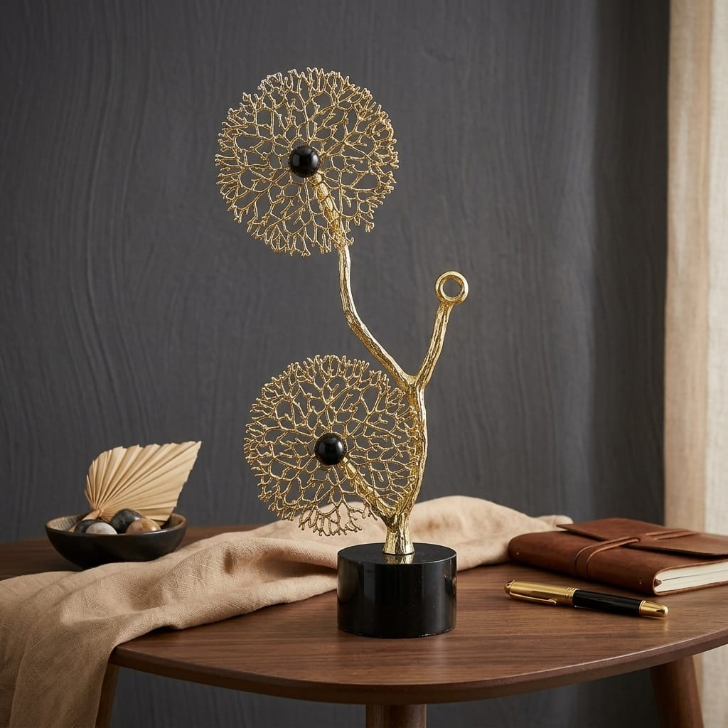 44429526-image-1 Gold Renkli Benekli Mercan Obje